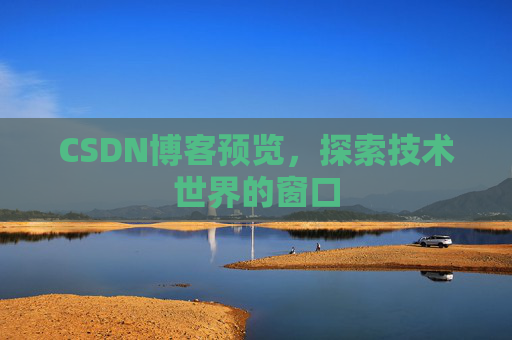CSDN博客预览，探索技术世界的窗口